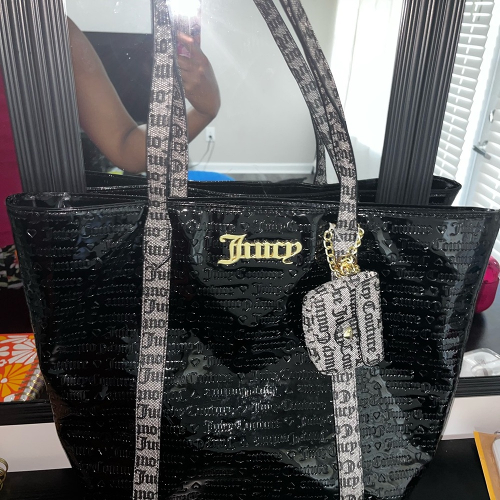 Juicy Couture Black large Logo Tote 🖤